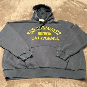 New mens XXL ABERCROMBIE AND FITCH Faded Oversized hoodie. NWOT